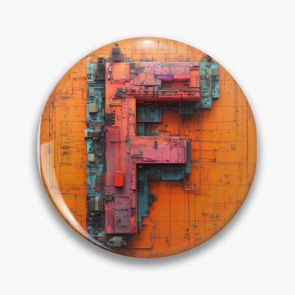 Item preview, THE ELECTRIC ALPHABET - Letter F designed and sold by Earth Celebration Designs.