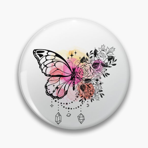 Item preview, Vibrant Butterfly and Floral Fusion designed and sold by IsabellaArt99.