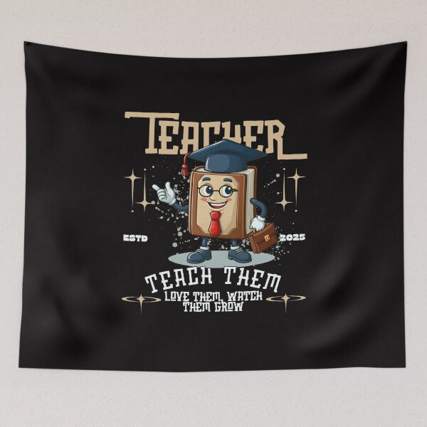 Item preview, Teacher : teach them and love them designed and sold by Peerless-Prime.