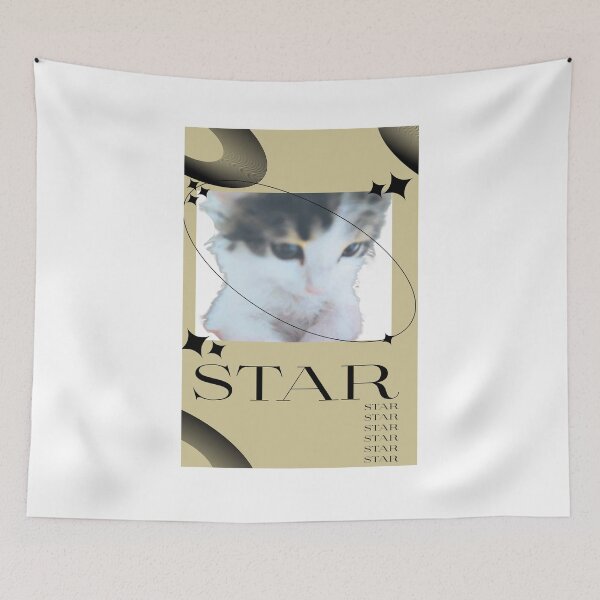 Item preview, star cat design designed and sold by alevealev.