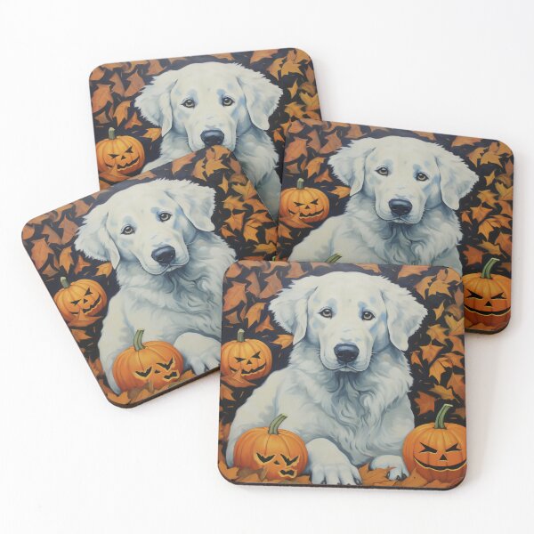 Item preview, Kuvasz Halloween designed and sold by SusanSchellvo.