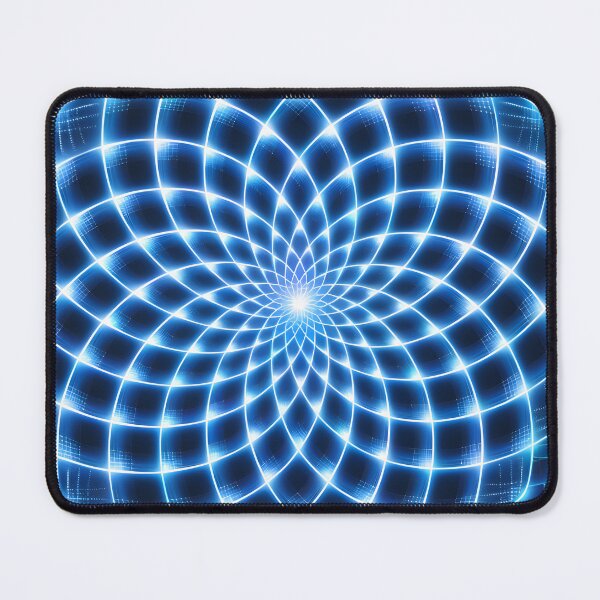 Item preview, Neon Cobalt Blue Spirograph Spectacle designed and sold by AI-Only Creations.