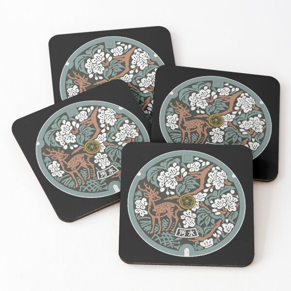 Item preview, Nara City Manhole Cover Art designed and sold by Musashi1996Art.