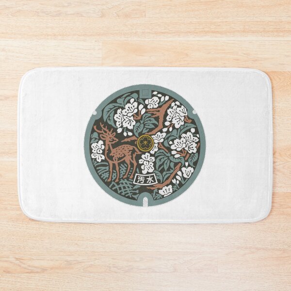 Item preview, Nara City Manhole Cover Art designed and sold by Musashi1996Art.