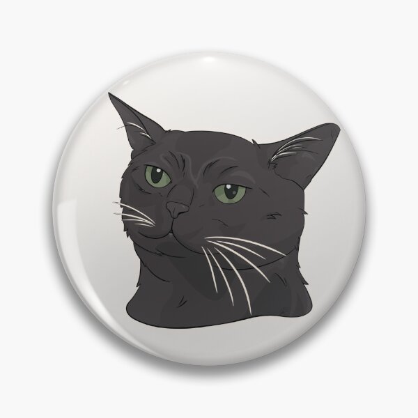 Artikelvorschau, Abwesendes schwarzes Katzen-Meme entworfen und verkauft von WinterStar03.