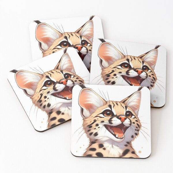 Item preview, Serval Portrait. #ServalLoverGift #ServalLover #ServalOwner #ServalMom #ServalDad #Serval designed and sold by Anna Halasek.