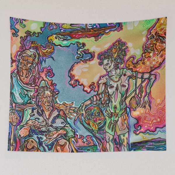 Item preview, The Fishmonger. A4 marker drawing. designed and sold by Mishelle-Sherri.