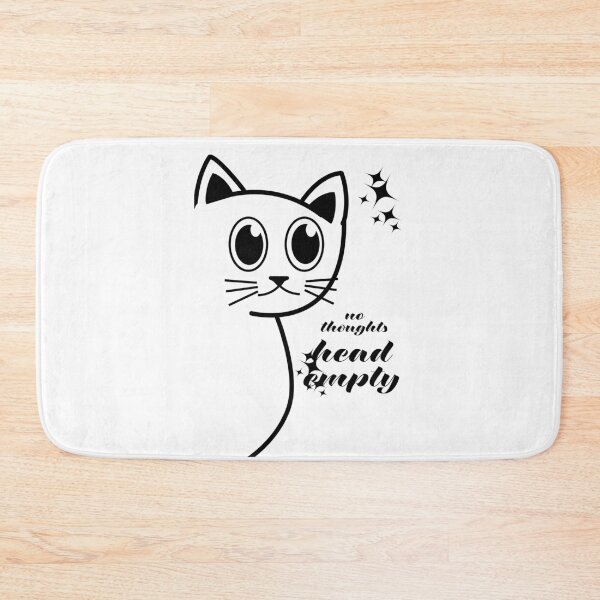 Item preview, no thoughts head empty cat meme  designed and sold by alevealev.