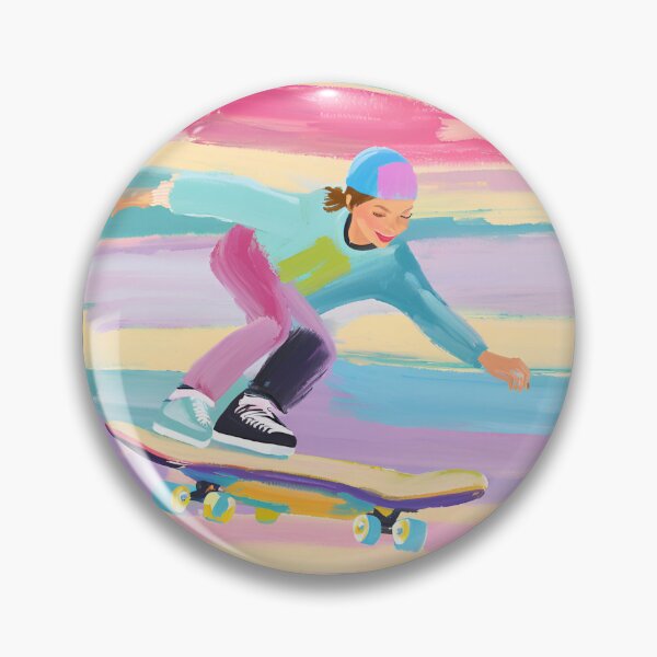 Item preview, Patinador colorido patineta patineta patinador en colores pastel designed and sold by Marcin-PL.