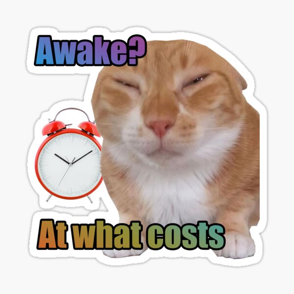 Item preview, Cat awake designed and sold by MaccscoutDev.