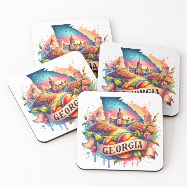 Item preview, Vintage US State Watercolor Maps – Retro Travel Art for T-Shirts, Mugs, Stickers & More designed and sold by artedigital99.