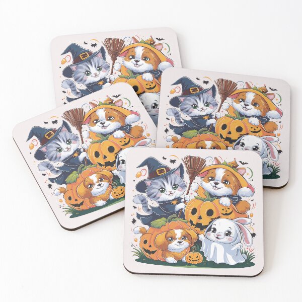 Item preview, Playful Halloween Pets: Cute and Spooky Designs for Kids  designed and sold by BROWNEESHOUSE.
