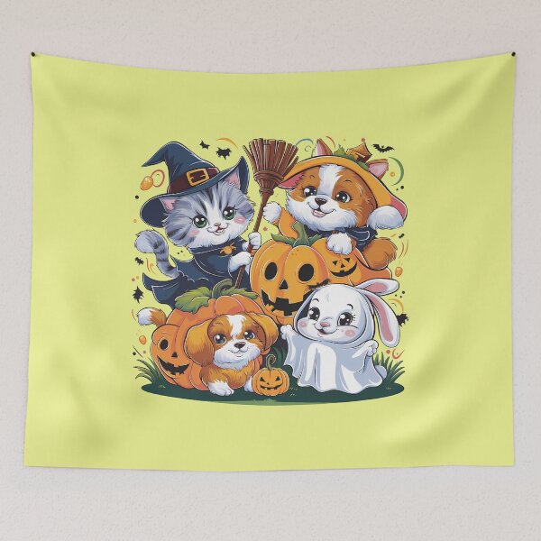 Item preview, Playful Halloween Pets: Cute and Spooky Designs for Kids  designed and sold by BROWNEESHOUSE.