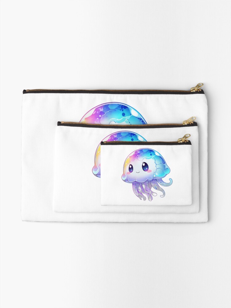 Thumbnail 2 of 4, Zipper Pouch, jellyfish designed and sold by Designfs.