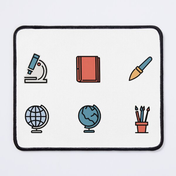 Item preview, School stickers | Science | Art | notebook | backpack | Back to school designed and sold by RedCircleArt.