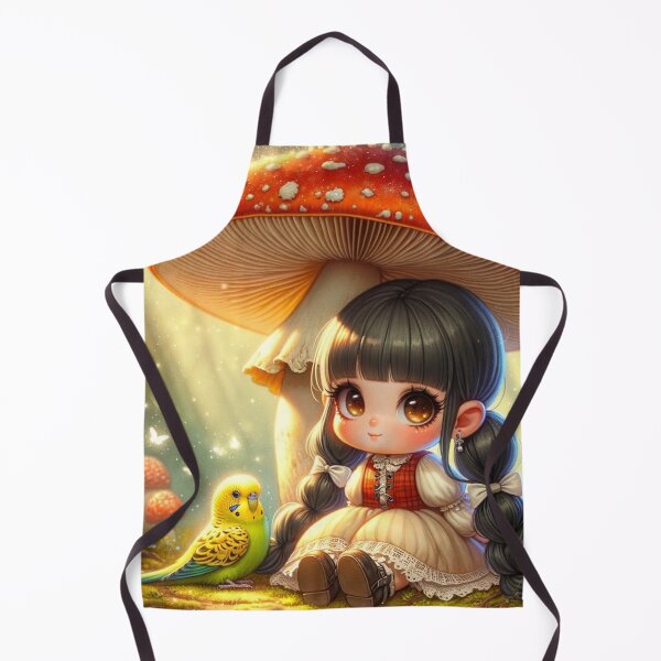 Item preview, Little Tina and Budgie Mucki under the Fly Agaric designed and sold by LegademaArt.