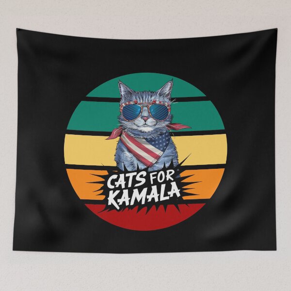 Item preview, Kamala Harris. Cats for Kamala designed and sold by gomofo1974.