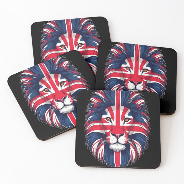 Item preview, Great Britain Union Jack Flag , Lion Face GB Union Jack Flag designed and sold by ashalashop.