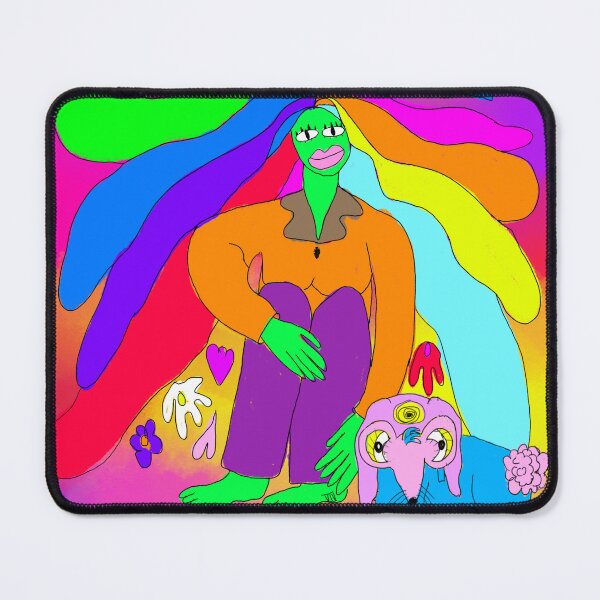 Item preview, 'Belief Constructs Reality' Cartoon ft. Alien Dog, Rainbow + Girl designed and sold by Venus-in-Virgo.