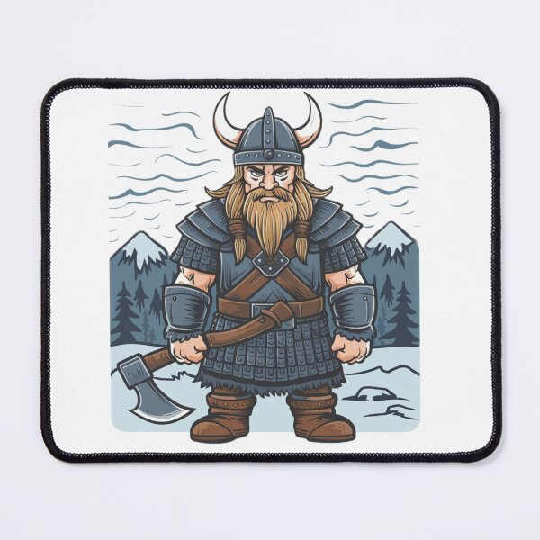 Item preview, Nordic Viking Warrior in Battle designed and sold by MyNiceDesigns.