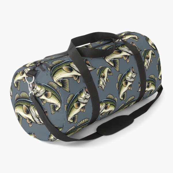 Item preview, Bass fish jumping pattern designed and sold by muskitt.