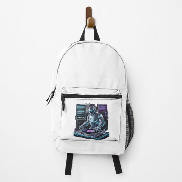 Item preview, Futuristic Robot DJ Mixing Beats designed and sold by MyNiceDesigns.