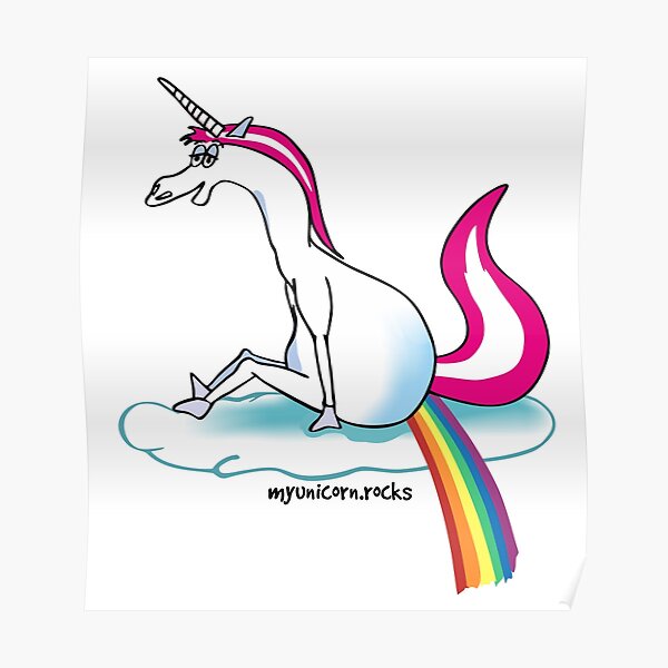 I Poop Rainbows Unicorn Coffee Spoon 