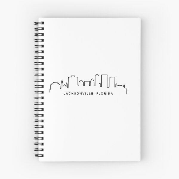 Item preview, Jacksonville Florida Skyline designed and sold by delmarvastickers.
