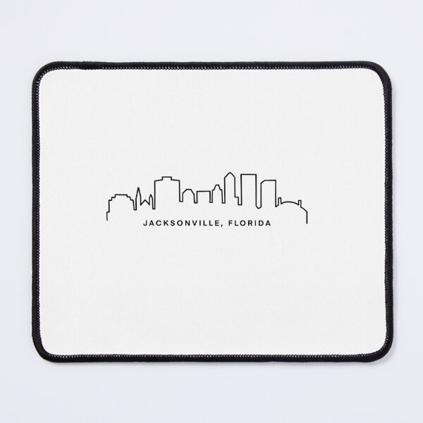 Item preview, Jacksonville Florida Skyline designed and sold by delmarvastickers.