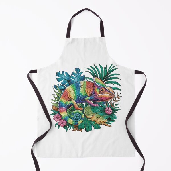 Item preview, Rainbow Chameleon in Tropical Paradise designed and sold by MyNiceDesigns.
