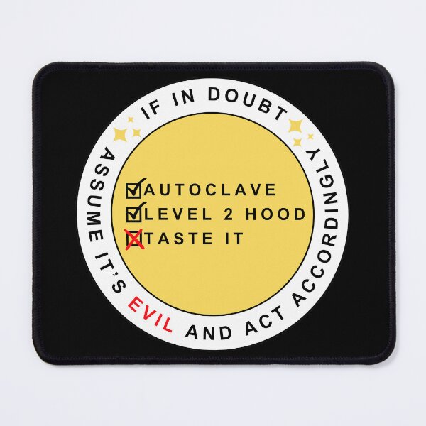 Item preview, golden rule of microbiology designed and sold by lyzthelamb.