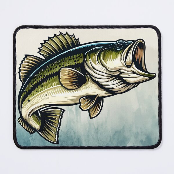 Item preview, Bass Fish with background designed and sold by muskitt.