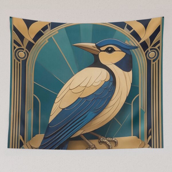 Item preview, Art Deco Bird designed and sold by likbatonboot.