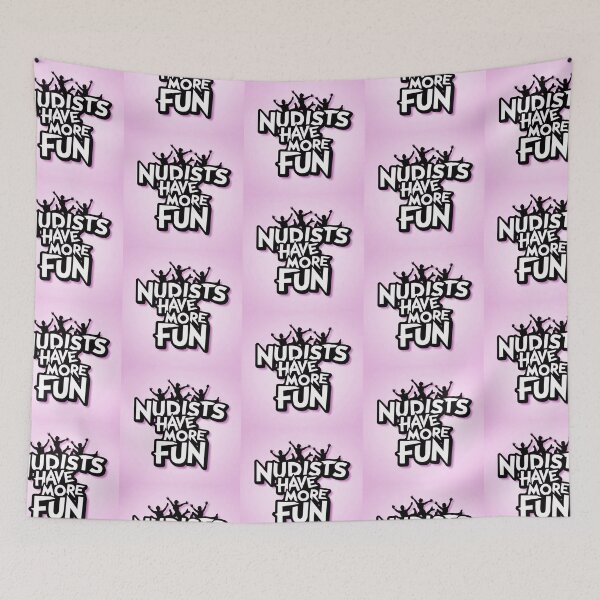 Item preview, Nudist Have More Fun | Light Purple designed and sold by JLEmporium.