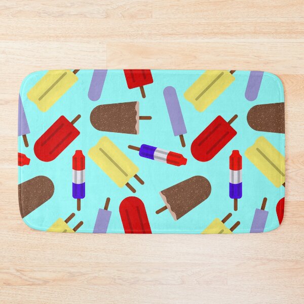 Item preview, Popsicle Pattern - Blue Background designed and sold by Xernition.