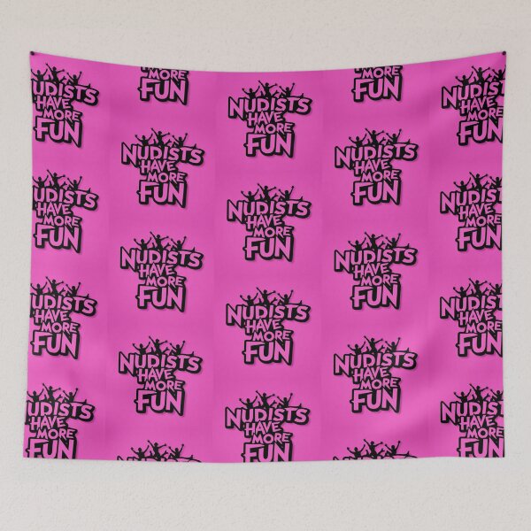 Item preview, Nudist Have More Fun | Light Pink designed and sold by JLEmporium.