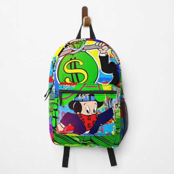 Item preview, Monopoly Lifting Barbell Made of Money Bag with Richie Rich and a Woman designed and sold by DonVivaldo.