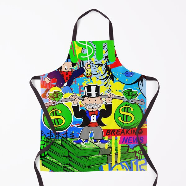 Item preview, Monopoly Lifting Barbell Made of Money Bag with Richie Rich and a Woman designed and sold by DonVivaldo.