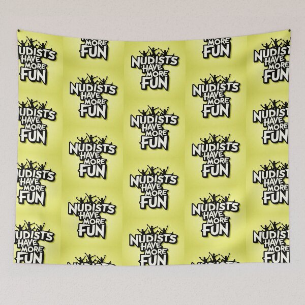 Item preview, Nudist Have More Fun | Light Yellow designed and sold by JLEmporium.