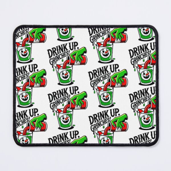 Item preview, Drink Up Grinches Funny Holiday Design designed and sold by markymaarty.