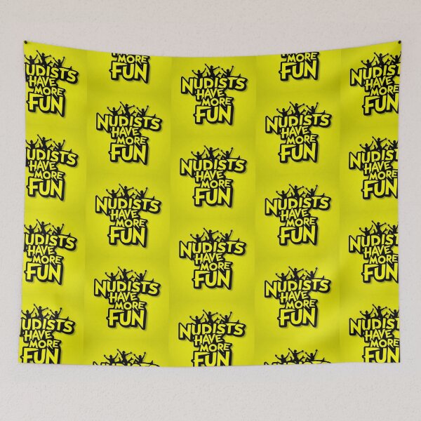 Item preview, Nudist Have More Fun | Golden Yellow designed and sold by JLEmporium.