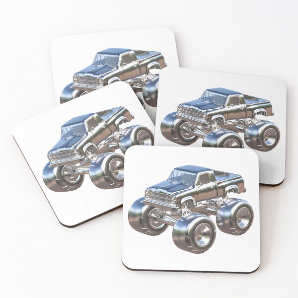 Item preview, Chromed Monster Truck Car 3D designed and sold by Uzi-Design.