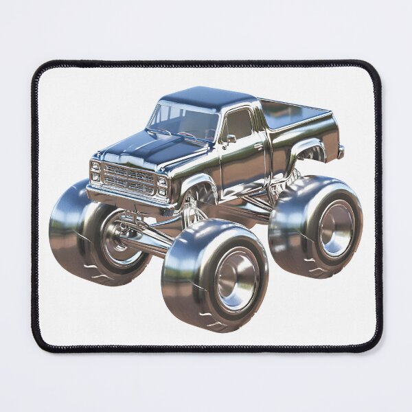 Item preview, Chromed Monster Truck Car 3D designed and sold by Uzi-Design.