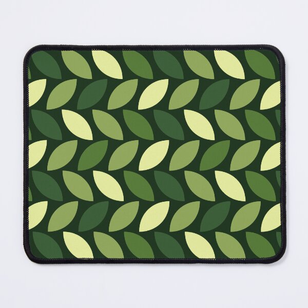 Item preview, Green Leaves Retro Pattern designed and sold by SJ-Merch.