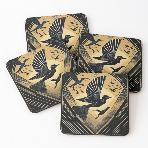 Item preview, Art Deco Bird designed and sold by likbatonboot.