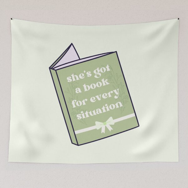 Item preview, She's got a book for every situation designed and sold by Neadoodles.