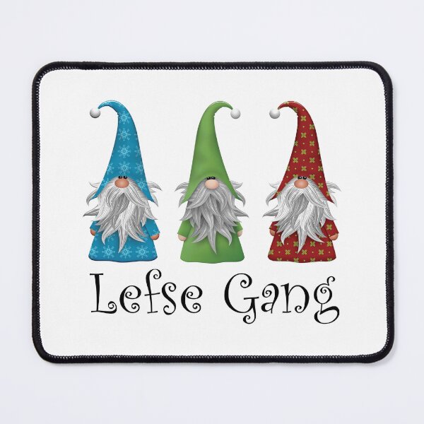Item preview, Lefse Gang, Lefse Apron, Mug, Stickers, Norwegian cookware, Norwegian gnomes, Scandinavian Norway, Christmas designed and sold by ajgdzn.