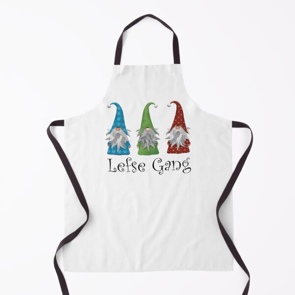Item preview, Lefse Gang, Lefse Apron, Mug, Stickers, Norwegian cookware, Norwegian gnomes, Scandinavian Norway, Christmas designed and sold by ajgdzn.