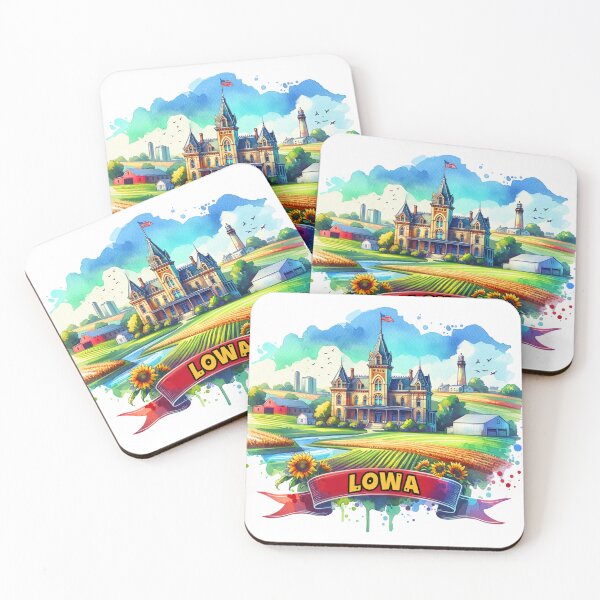 Item preview, ✨Vintage US State Watercolor Maps – Retro Travel Art Prints for T-Shirts, Mugs, Stickers & More designed and sold by artedigital99.