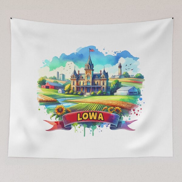 Item preview, ✨Vintage US State Watercolor Maps – Retro Travel Art Prints for T-Shirts, Mugs, Stickers & More designed and sold by artedigital99.